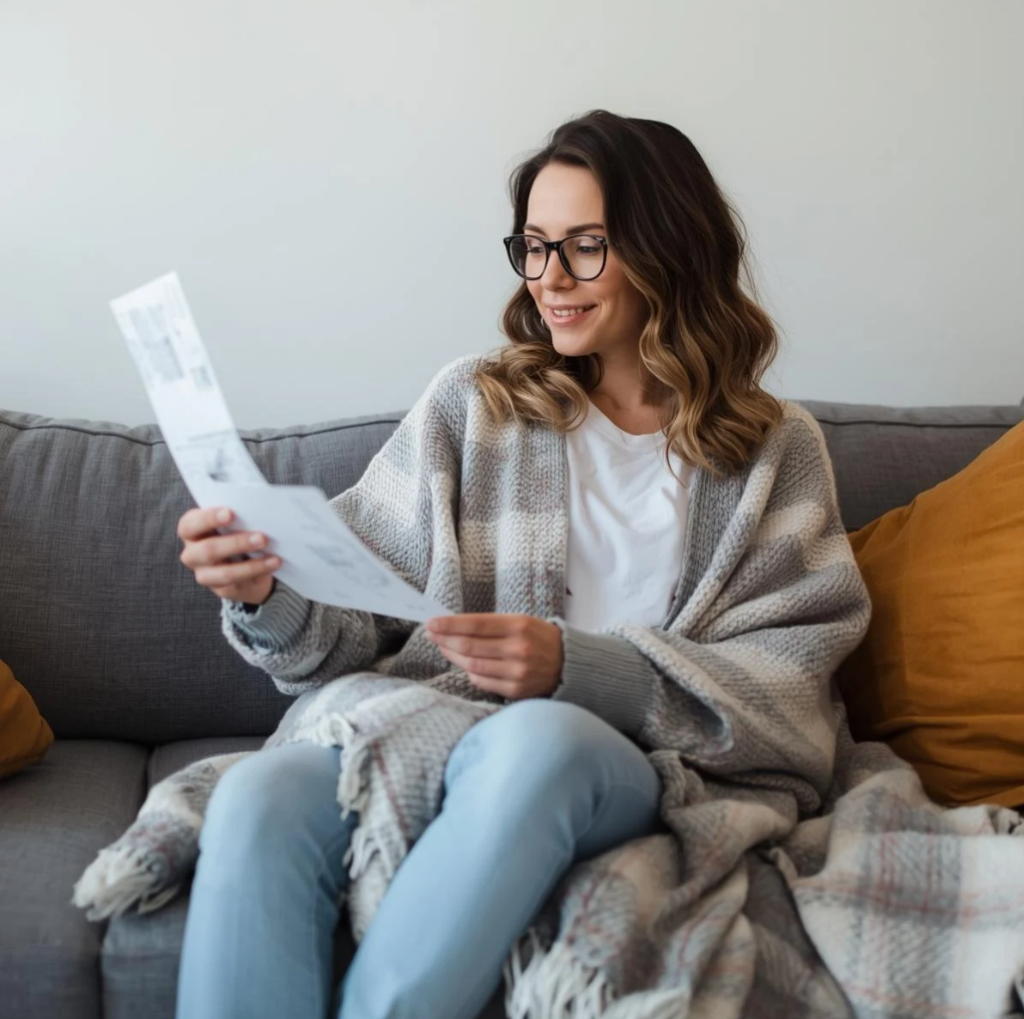 Hledání vyúčtování za energie.